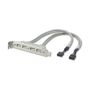 USB 2.0  QUAD USB CONNECTOR  2 WIRE