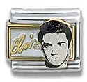 Clearly Charming Elvis Presley Collection Handsome Elvis Italian Charm