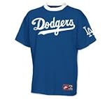 Los Angeles Dodgers Blue Tackle Ringer T-Shirt