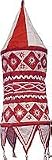 ShalinCraft Lampshades Multicolored Applique Embroidered Fabric Indian-Style (clamp056)