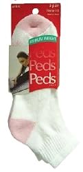 Peds Medium Weight Ankle Socks - Style 0699 - 3 Pair