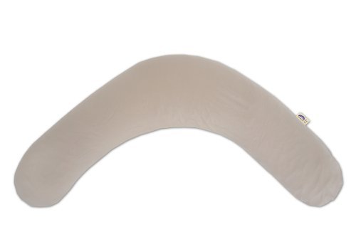 Theraline th51011500 Stillkissen 190 cm inklusiv Bezug \"Jersey cappuccino\" Preisvergleich