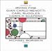 Classical Music : Works by Fine, Menotti, Ruggles & Shapero