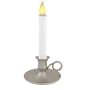 Battery Operated Candle w/Light Sensor and Metal Base