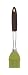 Mario Batali The Italian Kitchen Collection Silicone Large Basting Brush, Pesto
