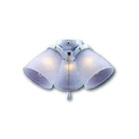 WHITE 3FLUTE FROST LIGHT KIT