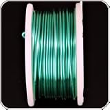 Rhinestone Biz Colored Copper Wire with Silver Plated Base 20 Gauge 6 Yard - Seafoam - 1 Each
