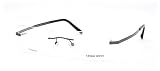 AUTHENTIC GIORGIO ARMANI 417 0PNT GUNMETAL TITANIUM RIMLESS EYEGLASSES by 