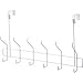 Homebasix 6 Hook White Door Hanger SS-HG6-50-PE