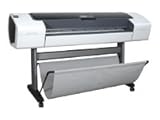 HP DesignJet T1100ps - 44 large-format printer - colour - ink-jet - Roll (111.8 cm x 91.4 m) - 2400 dpi x 1200 dpi up to 1.7 ppm (colour) - USB, 1000Base-T