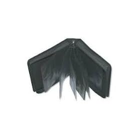 AMPS Nylon CD / DVD / Blu-Ray - Ring Binder Carry Case / Storage Wallet - 240 Disc