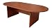 Office Products : Boss N135-M Oval Conference Table in Mahogany