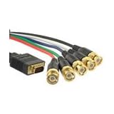 23M ( 75FT ) Atlona VGA to RGBHV (BNC) / RGBHV (BNC) to VGA Breakout Video Cable