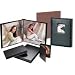 Flora Superior Series, Self Adhesive Album, Black Window Cover with Black Pages, 15 Page Capacity Holds 30 8 x 10 Photos.