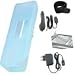 (Sansa Express 5 In 1 Kit) Sandisk Sansa Express Skin Covers + Universal Armband + USB Black Car Cha