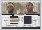 2003-04 Fleer Mystique Awe Pairs Dual Jerseys 35 #JONRA - Jermaine O'Neal/Ron Artest/35