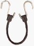 Rubber Tie Down Strap 14 in. Black