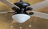 Casablanca Fans 7988D 53 Lanai WET Outdoor Black Ceiling Fan w/ Light KG2L-8 & B721 Blades