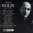 Wolpe Quintet with Voice; Piece in 3 Parts; Suite im Hexachord by Jan Opalach, John Campo, Eric Bartlett, Fred Sherry, and Allen Blustine