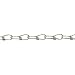 Campbell 0722087 Low Carbon Steel Inco Double Loop Chain, Zinc Plated on Reel, 2/0 Trade, 0.14" Diameter, 60' Length, 255 lbs Load Capacity