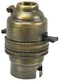 429.581 ANTIQUE BRASS FINISH LAMPHOLDER
