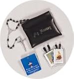 BLACK DELUXE ROSARY KIT