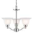 Westinghouse Brushed Nickel 3LGT Nickle Chandelier #66640
