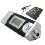 256MB Techsplosion Shadow MP3 Player with FM Radio & In Car Cassette Adapter