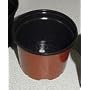 10CM / 4" PLASTIC PLANT POTS - 50 PACK