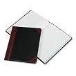 Boorum & Pease 38-150-R Record/account book, black/red cover, record rule, 9-5/8 x 7-5/8, 150 pages