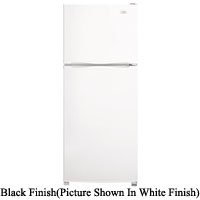 9.7 CF Black Refrigerator