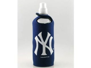 New York Yankees Neoprene Cooler with Water Bottle