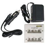 Maha Powerex 490F 4 Bank 9V Worldwide Charger with Car Adapter and 2 9V Imedion Batteries