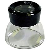 Adorama 8X General Purpose Magnifier Loupe for Photographic Contact Sheets and Negatives