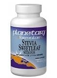 Planetary Formulas Stevia Sweetleaf w/FOS Powder (4 oz)( Double Pack)
