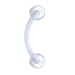 BIOPLAST Cool Clear Eyebrow Ring
