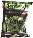 Coffee Serv Colombian Red 1.5 80 bags 1.5oz