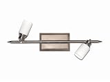 Hochwertiger Halogen Strahler mit weissem Opalglas “Star” 2 flg