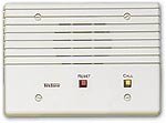 Tektone IR150B Remote Call Station, 3-gang ABS fog white plastic plate
