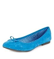 Suede Bow Pumps