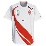 England IRB Home Rugby Shirt 2007/09 - Short Sleeve - Kids - Boys M 140-152cm