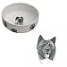Akita Paw Print Bowl, Porcelain by Rosalinde (7 in. x 2.5 in. deep)