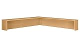 Corsa Series C Light Oak Reception Gallery for Managers Desk By Bush Furniture