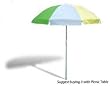 Lohasrus 32" Umbrella MM40101 - Dual Non-toxic Frame and Nylon, Outdoor, Free Drawing Book