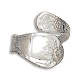 High Polish Spoon Ring - Adjustable Size