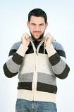 Review DIESEL  / KODEC L/S BIG STRIPE FULL ZIP HOODY