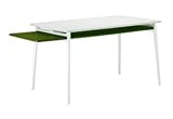 Review Herman Miller  / Enchord Desk by Herman Miller LifeWork-White Laminate with Pesto Green Shelf
