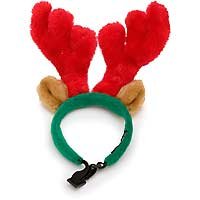 Kyjen Holiday Red and Green Standard Antlers - Small