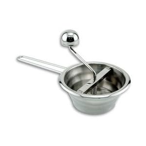 Food Mill, Stainless Steel Food Grinder, 5.75 Inch Diameter by Home Naturals