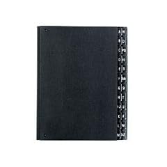 Herlitz 10421402 Pultordner A-Z schwarz
